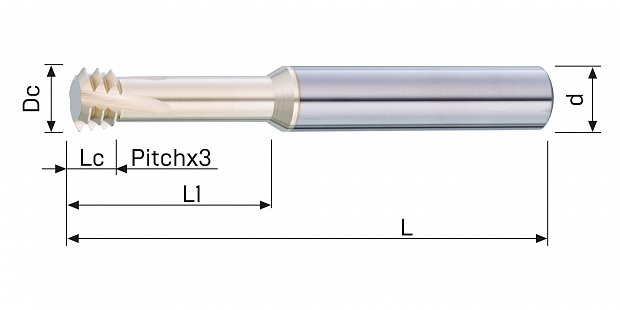 Резьбофреза T761SX