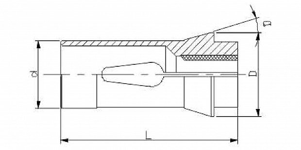 Цанга шпинделя S20-HM (6721)